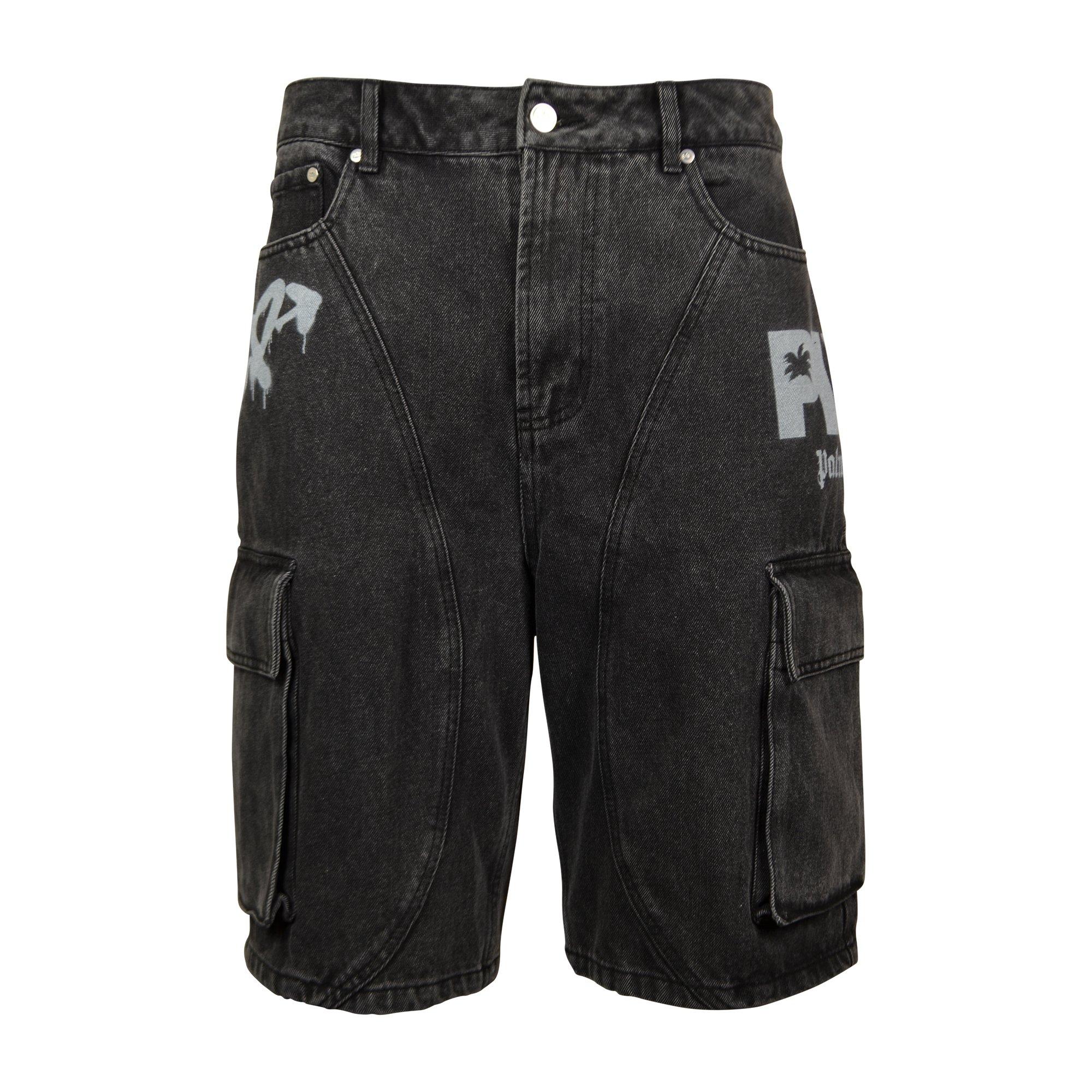 FA26 SPLASHY LOGO CARGO - BLACK